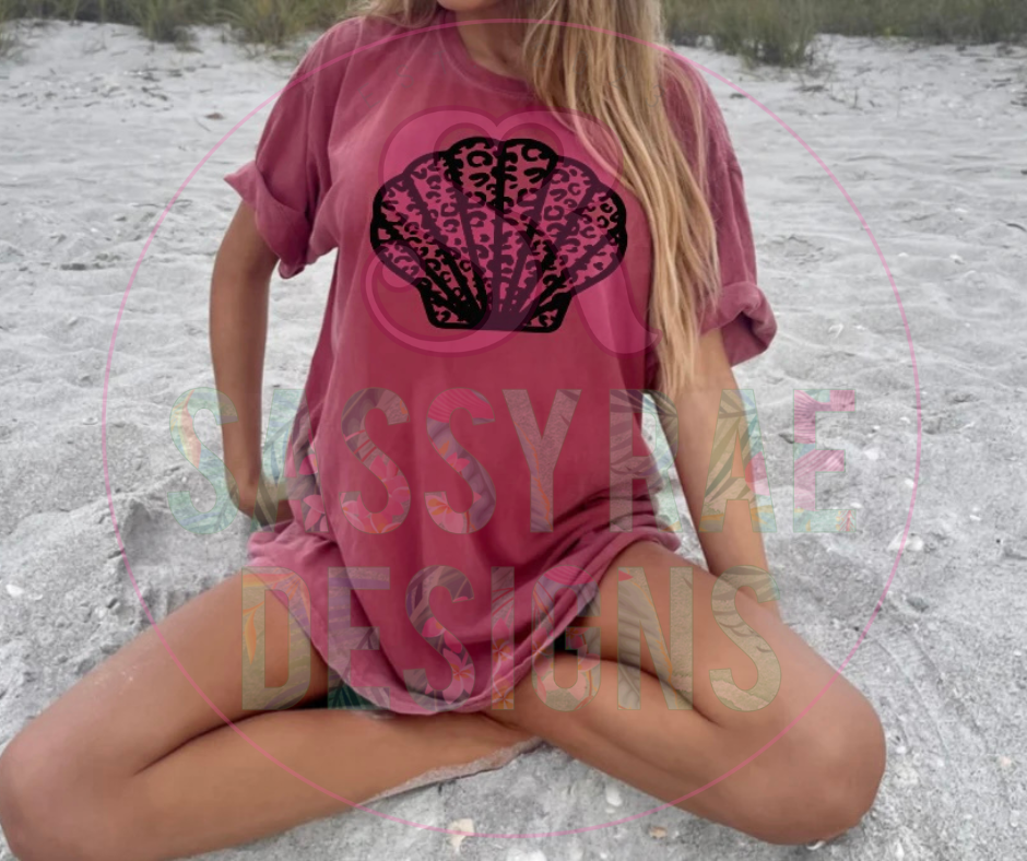 Cheetah Seashell Tee