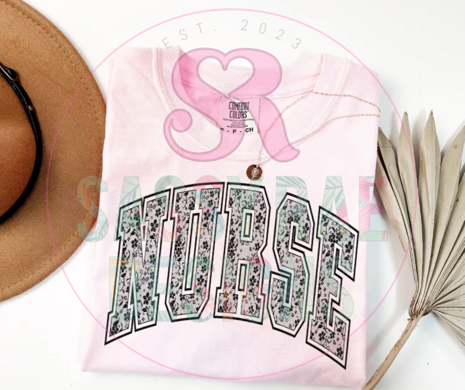 Lace Nurse Tee