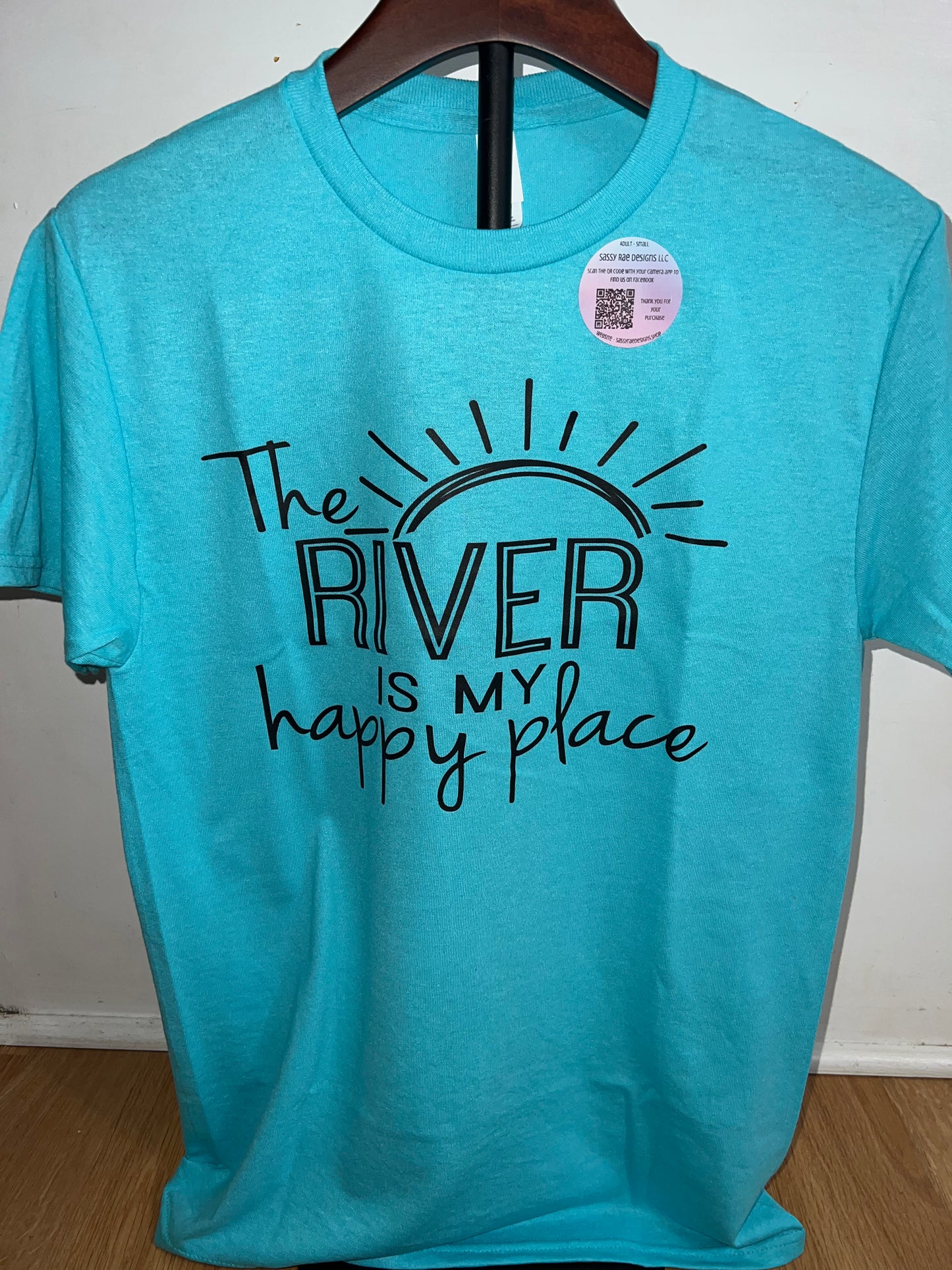 Scuba Blue River is Happy Place Tee