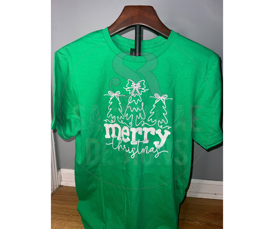 3 Tree Merry Christmas Tee