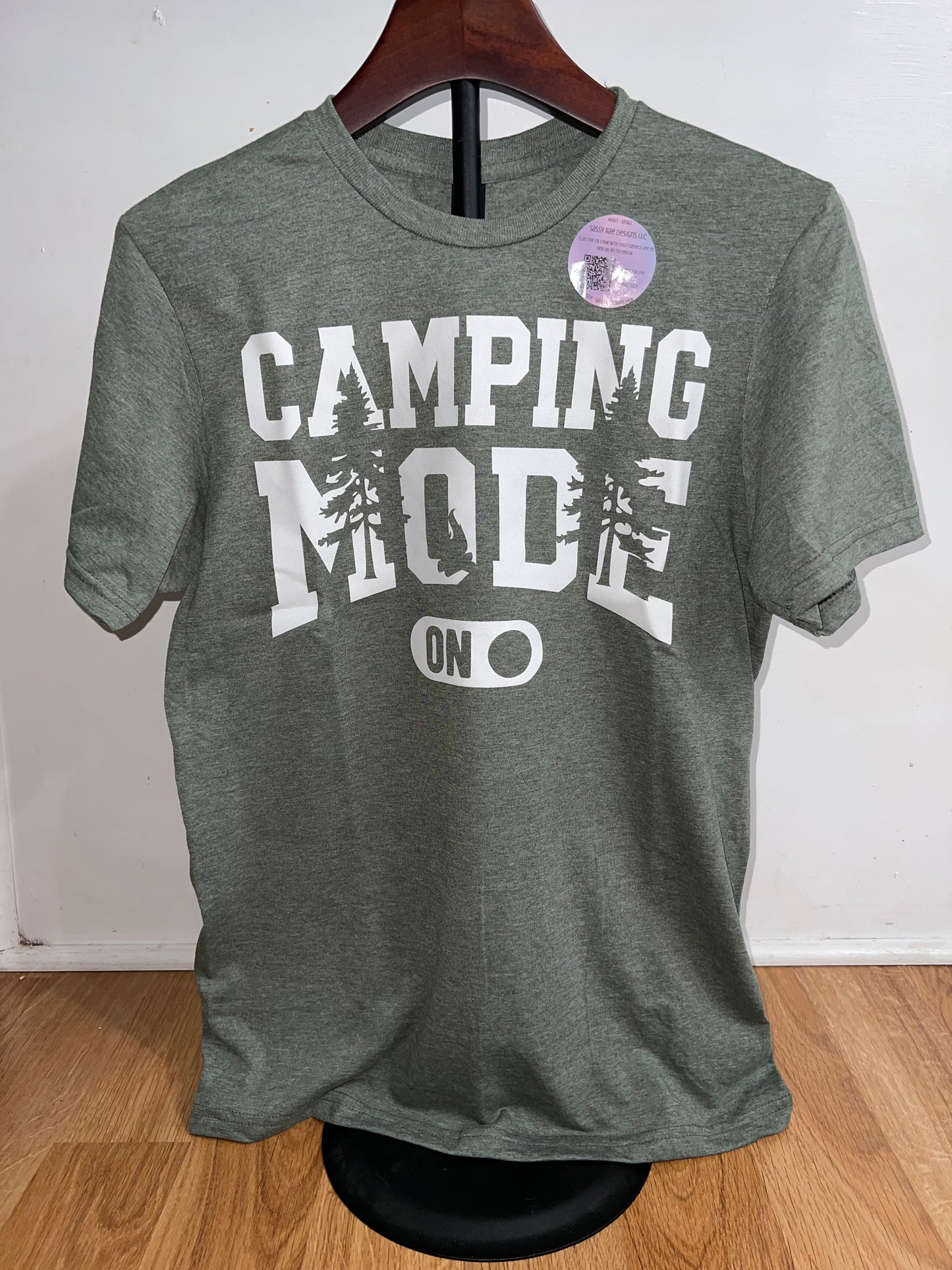 Military Green Camping Tee