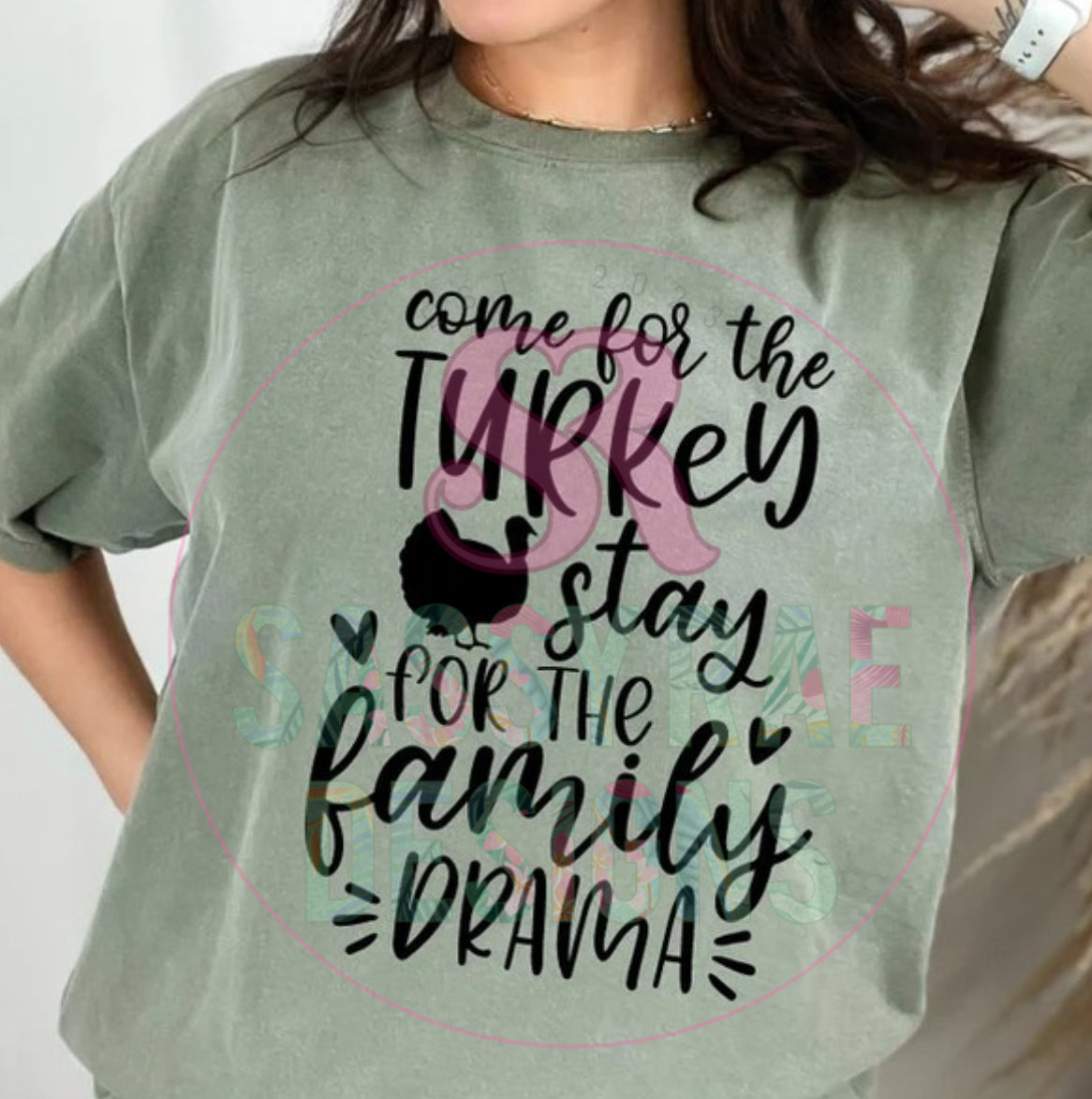 Turkey Day Family Drama Tee