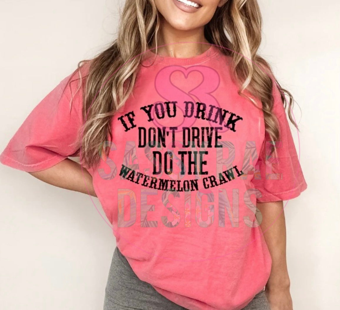 Watermelon Crawling Tee