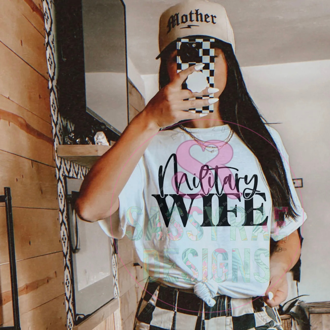 Military Wife Tee