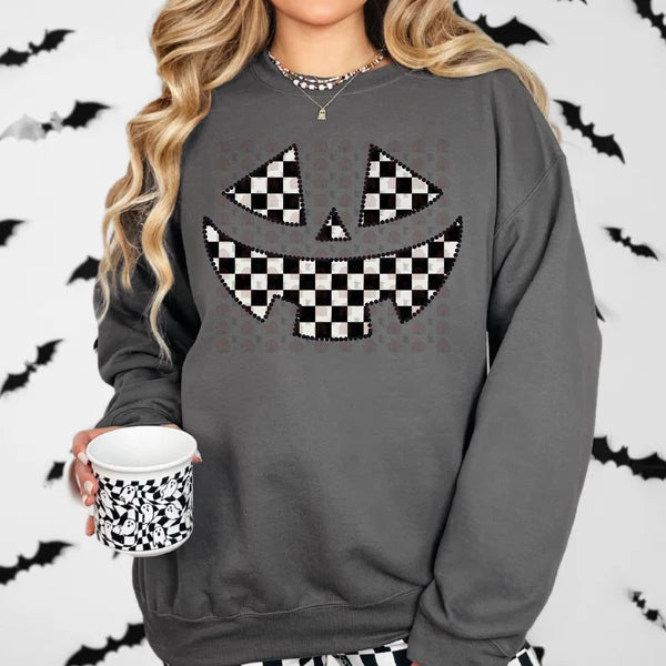 **PRE ORDER** Checkered Pumpkin Tee
