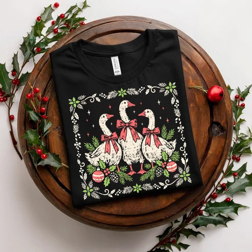 **PRE ORDER** Christmas Geese Tee