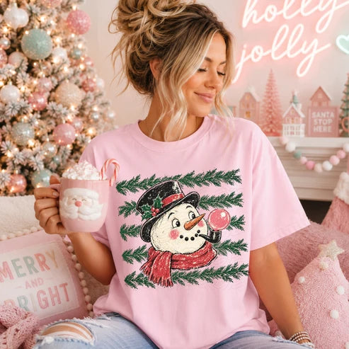 **PRE ORDER** Snowman w/ bubble Tee