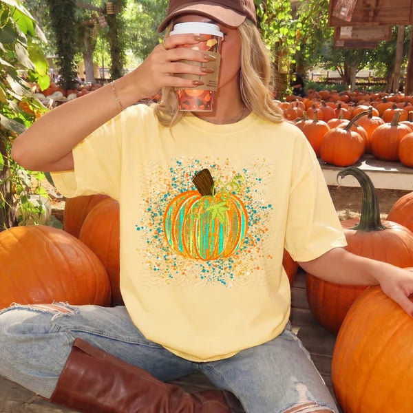 **PRE ORDER** Pumpkin Splatter Tee