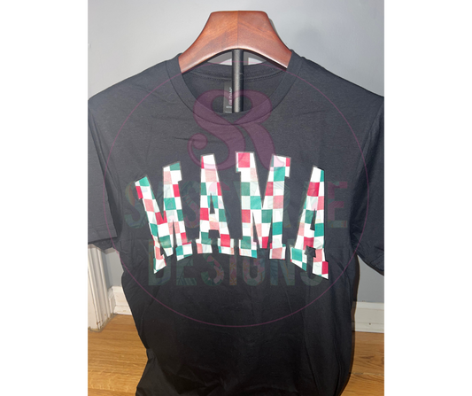 Mama Checkered Tee