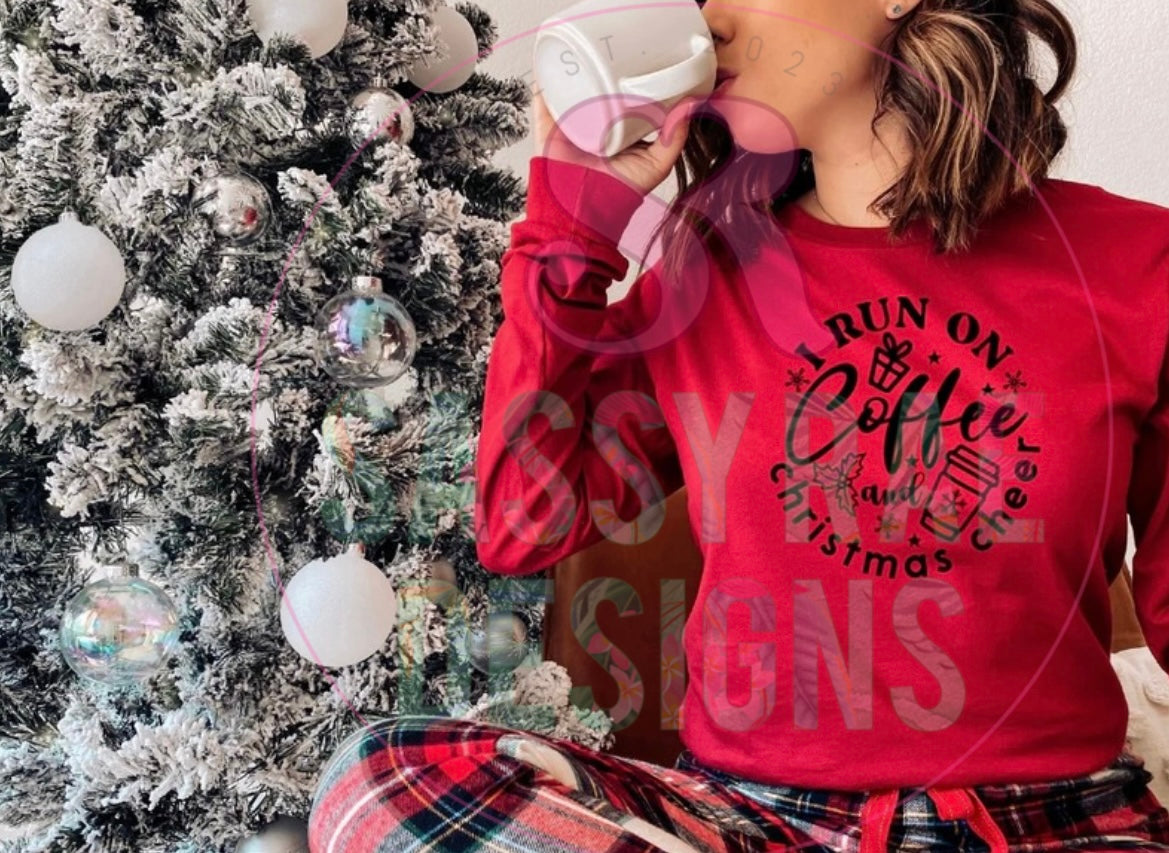 Coffee and Christmas Cheer Tee