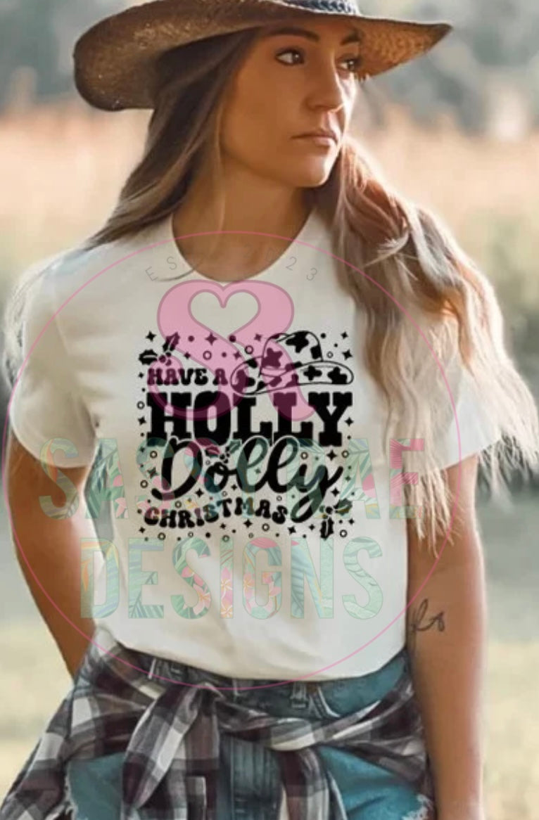 Holly Christmas Tee