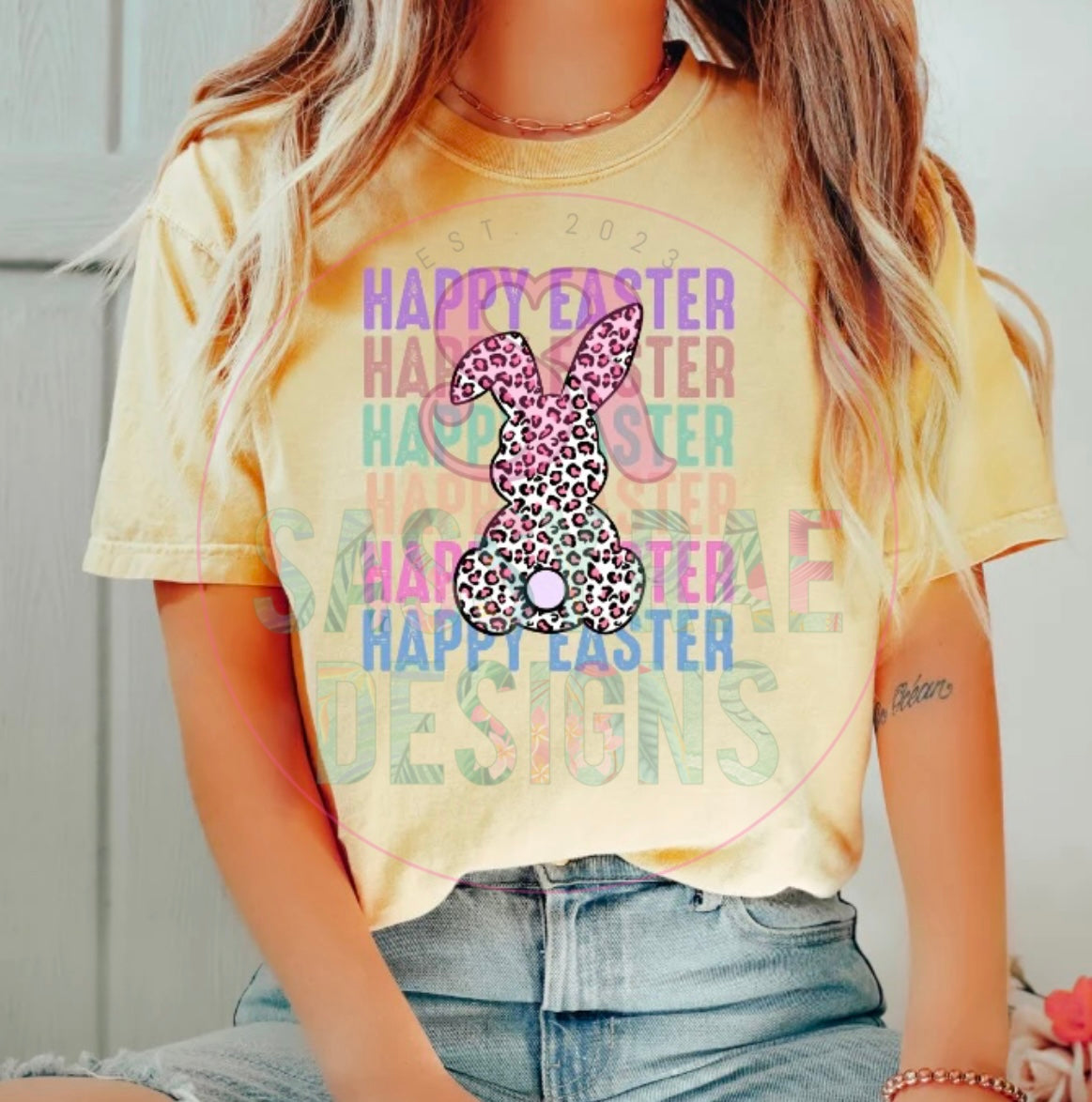 Cheetah Bunny Tee