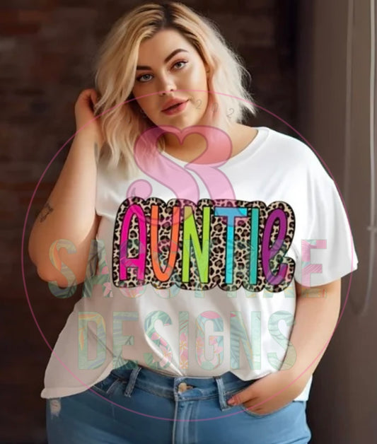 Colorful Auntie Tee