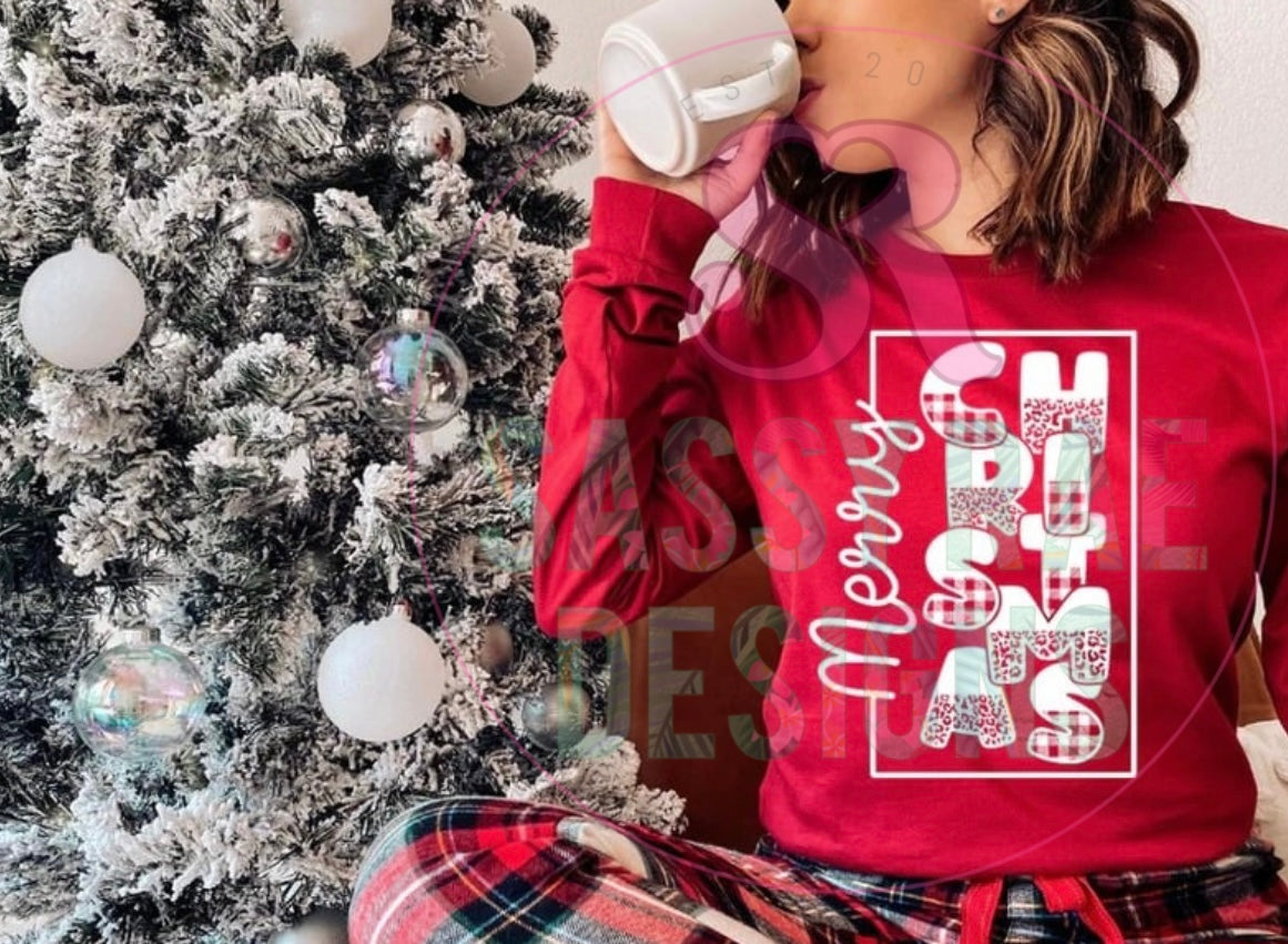 Merry Christmas Bubbles Tee