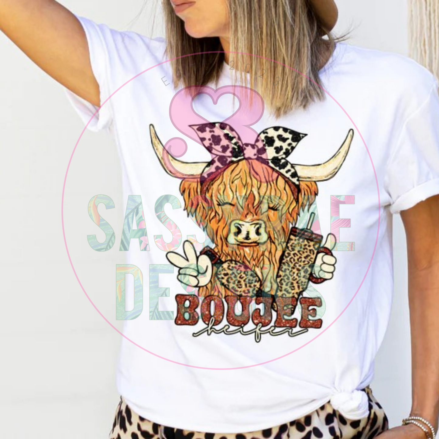 Bou-jee Cow Tee