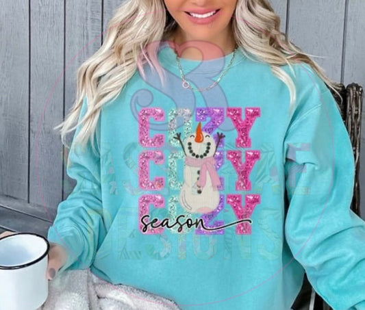 Cozy Season with Snowman Tee