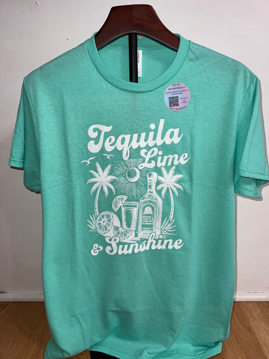 Mint Green Tequila & Lime Tee