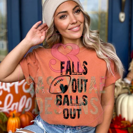 Falls Out Balls Out Tee