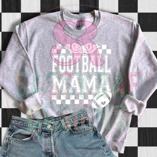 Football Mama Bow Tee