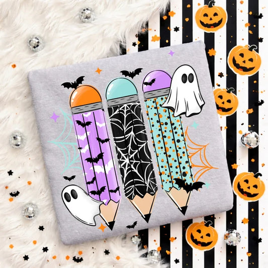 **PRE ORDER** KIDS Halloween Pencils Tee