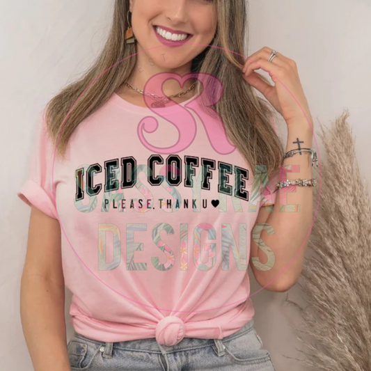 Ice Coffee Please Tee