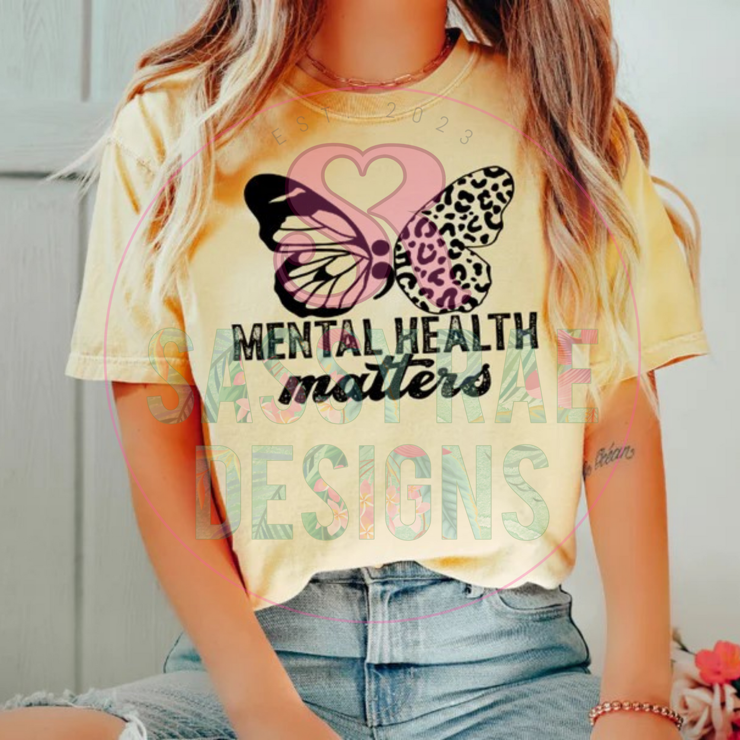 Mental Health Butterfly Tee