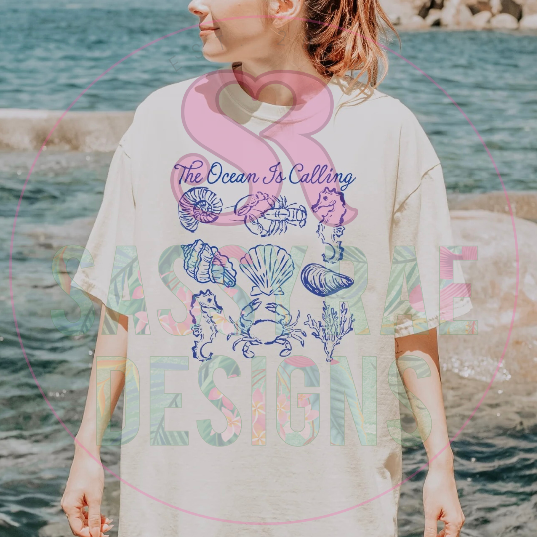 Ocean is Calling Tee