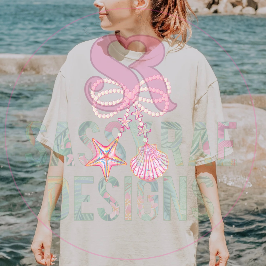 Pearls and Seashell Tee