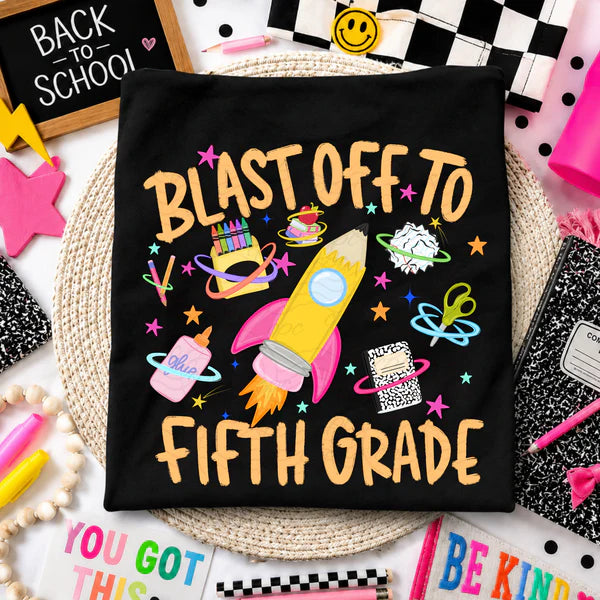 ADULTS **PRE ORDER** Blast Off School Tees