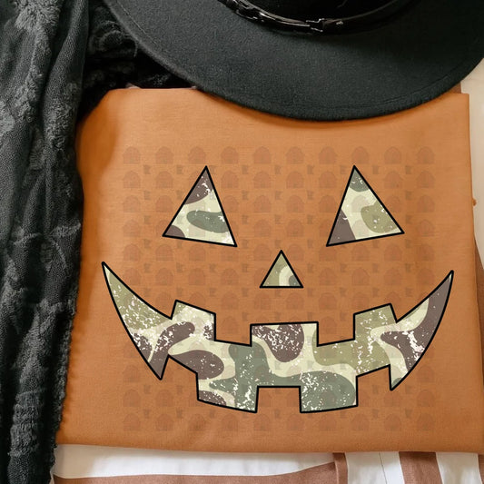 **PRE ORDER** KIDS Camo Pumpkin Tee