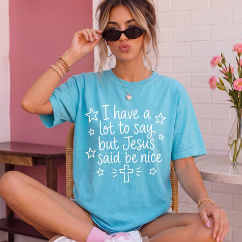 **PRE ORDER** Jesus said be nice Tee