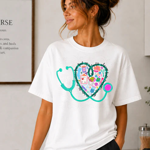 **PRE ORDER** Nurse Stethoscope Tee