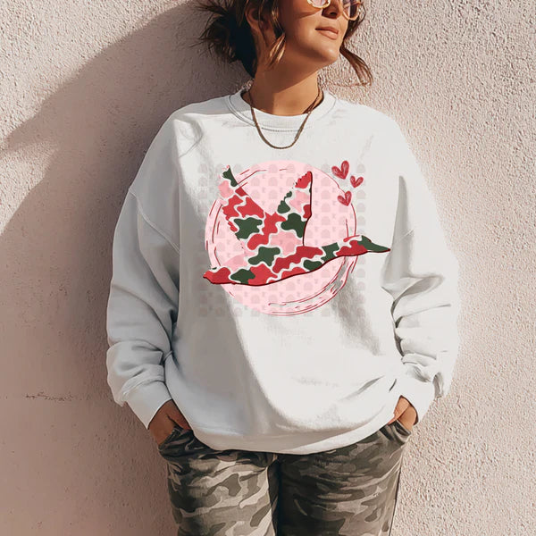 ** PRE ORDER ** Pink Camo Duck Short Sleeve Tee