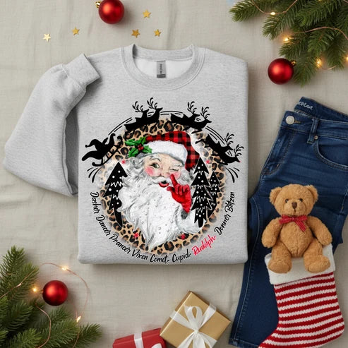 **PRE ORDER** Reindeer & Santa Tee